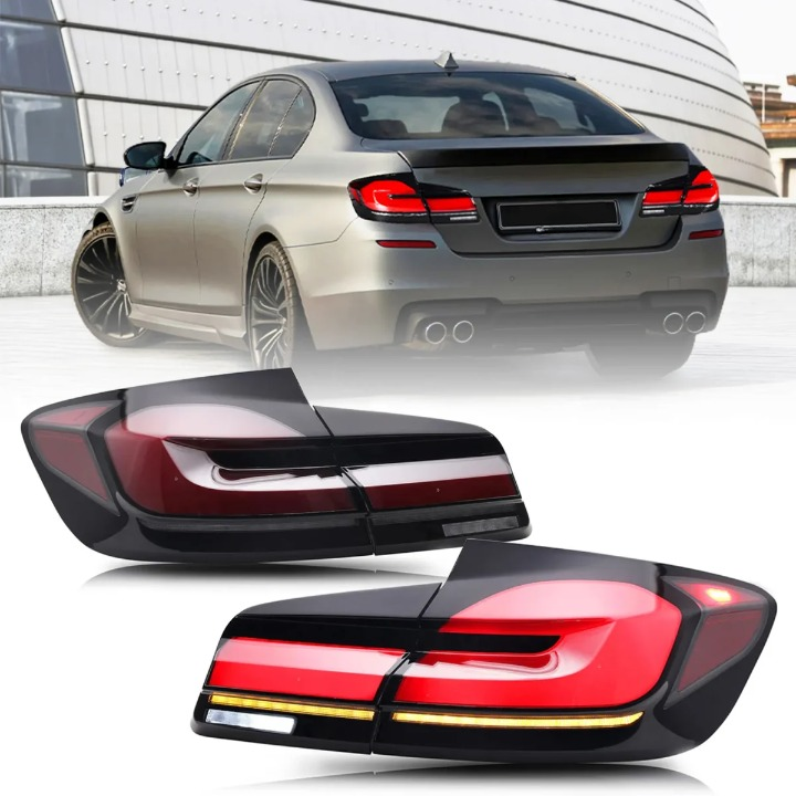 Upgrade Complete Tail Light Assy Set ( Upgrade Normal To G30 Latest Style) Plug And Play No Need To Change Bumper Compatible With BMW F10 (2011-17) Tag No.1