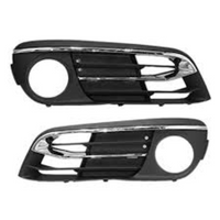 Fog Lamp Cover With Chrome Compatible With BMW 5 Series F10 2014-2016 Fog Lamp Cover With Chrome Left 51117342389 & Right 51117342390  Tag-FC-403