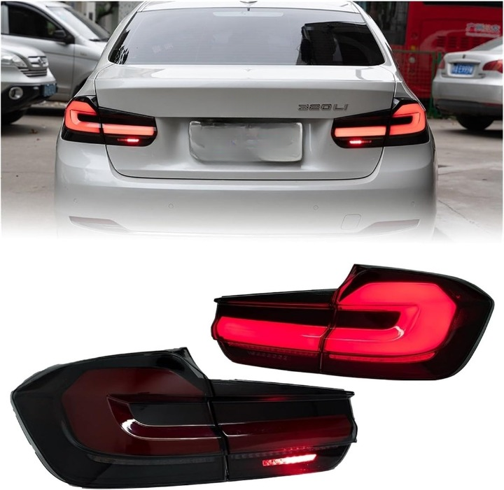 Upgrade Complete Tail Light Assy Set (Upgrade Normal To G30 Latest Style) Plug And Play No Need To Change Bumper Compatible With BMW F30 (2016-18) Tag No.4