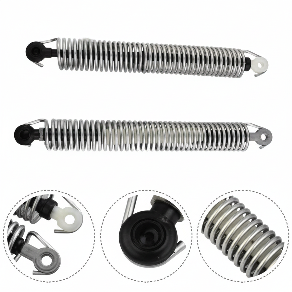 Rear Tailgate Trunk Lid Return Shock Spring Left 51247204366  & Right 51247204367 Compatible with BMW 5 Series (F10)