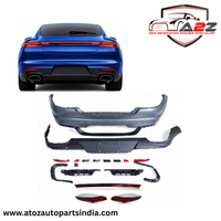 Rear Bumper Kit Compatible With Porsche Panamera 970 2009-2016 Upgrade To 2017 Turbo S Style (Shipping Cost Not Included In Price)