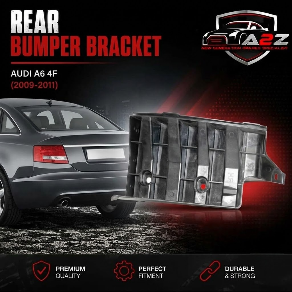 Rear Bumper Bracket Left 4F0807897B Right 4F0807898B  Compatible With Audi A6 4F(2009-2011)