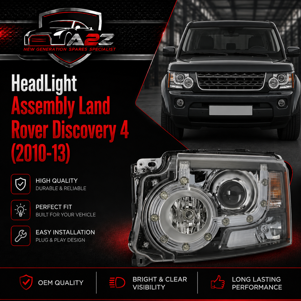 Head Lamp Assembly Left LR023536 & Right LR023537 Compatible With Land Rover Discovery 4 (2010-13)