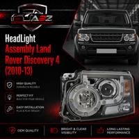 Head Lamp Assembly Left LR023536 & Right LR023537 Compatible With Land Rover Discovery 4 (2010-13)