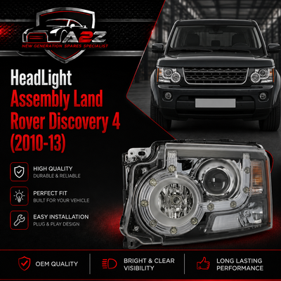 Head Lamp Assembly Left LR023536 & Right LR023537 Compatible With Land Rover Discovery 4 (2010-13)