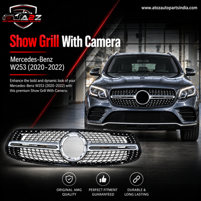 Show Grill With Camera 2538888300 A2538888300 Compatible With Mercedes-Benz GLC-CLASS W253 (2020-2022) Tag No.58