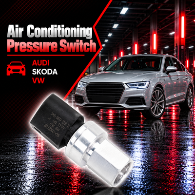 Air Conditioning Pressure Switch 1K0959126E Compatible With (Audi) (Skoda) (VW)