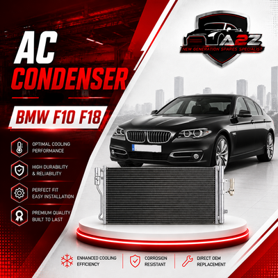 Ac Condenser 64539284946 Compatible With BMW F10 F18