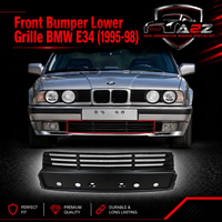 Front Bumper Lower Grille 51111934337 Compatible With BMW 5 Series E34 (1995-98)