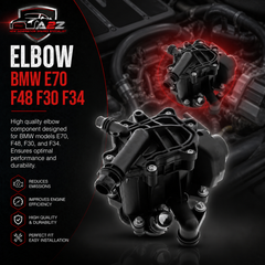 Elbow 11537644811 Compatible With BMW (E70/F48/F30/F34/G01/G02/G20/G28/G30/G32) Tag No.104