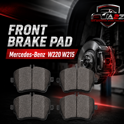 Front Brake Pad Set 0034204220 Compatible With Mercedes Benz W220 W215