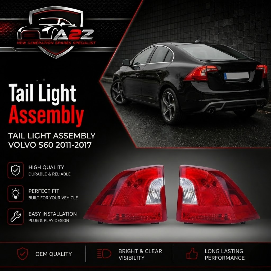 Tail Light Rear Lamp Left 31364200 1364200 1370463 1390070 & Right 31364201  Compatible With VOLVO s60 Tag No.203