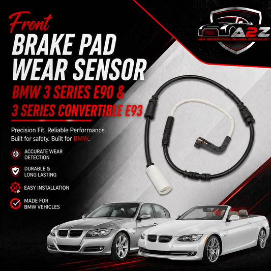 Front Brake Pad Wear Sensor 34356789440 34356777649 34356779619 Compatible With BMW 3 Series E90 & 3 Series Convertible E93