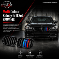 Multi Colour Kidney Grill Set 51137065701=L.H & 51137965702=R.H Compatible With BMW 5 Series E60 Tag 1