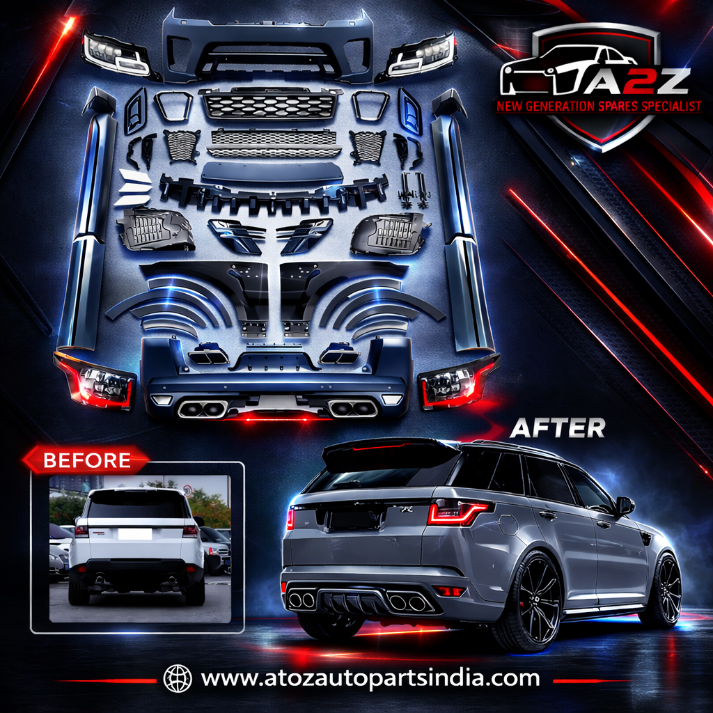 Conversion Kit Compatible With Range Land Rover RR Sport L494 (2014-2017) Upgrade Facelift Convert To 2018-2022 SVR Style