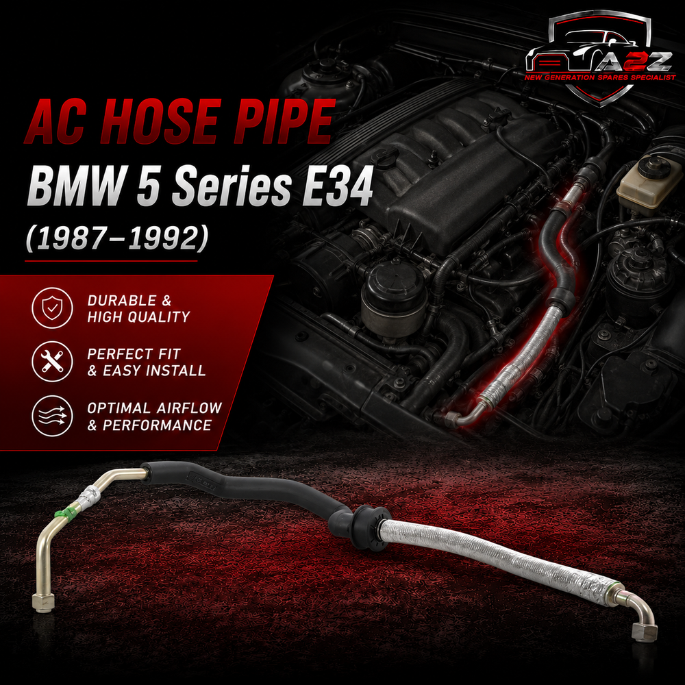 AC Hose Pipe 64538390472 64531379006 Compatible With BMW 5 Series E34 7" E32