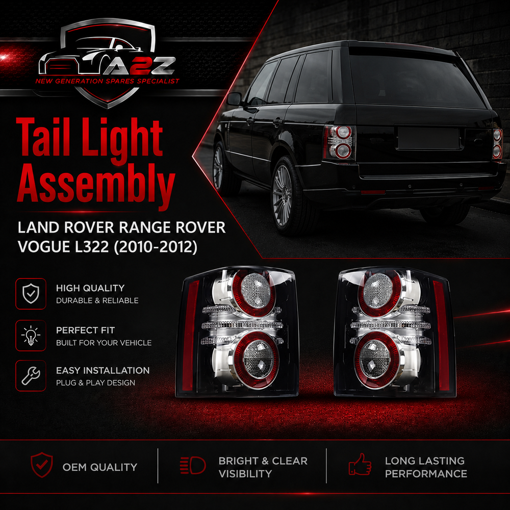 Tail Light Rear Lamp Compatible With LAND ROVER RANGE ROVER VOGUE L322 Tail Light Rear Lamp Left LR028515 CH4213405AB & Right LR028513 CH4213404AB Tag-TLR-02