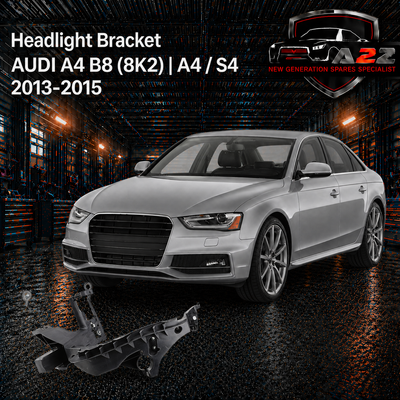 Front Headlight Bracket Left 8K0805607B & Right 8K0805608B  Compatible With AUDI A4 B8 (8K2) | A4 / S4 Tag No.22