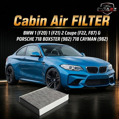 Cabin Filter E3940LB & 99157362300 & LAK812 Compatible With BMW 1 (F20) 1 (F21) 2 Coupe (F22, F87) & PORSCHE 718 BOXSTER (982) 718 CAYMAN (982) Tag.316