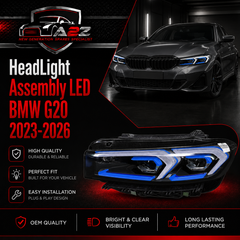 Complete Headlight (LED) Left 63115A4F765 & Right 63115A4F766 Compatible With BMW G20 2023-2026