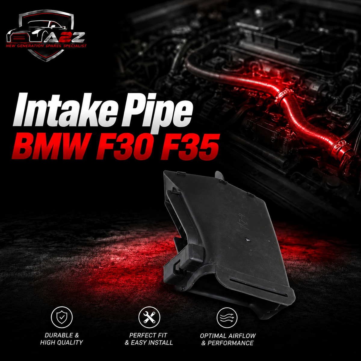 Intake Pipe 13717597584 Compatible With BMW F30 F35