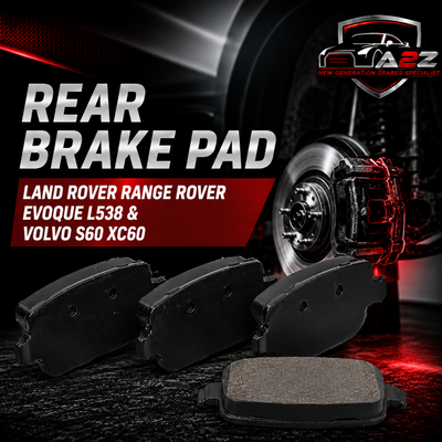 Rear Brake Pad LR027129 2449601 P86021 Compatible With LAND ROVER RANGE ROVER EVOQUE L538 & VOLVO S60 XC60