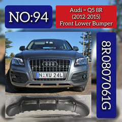 Front Lower Bumper 8R0807061G Compatible With Audi Q5 8R (2012-2015) Tag No.94