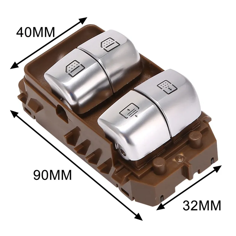 Brown Window Switch 2229051505 For Mercedes-Benz S-CLASS W222  Tag-SW-109