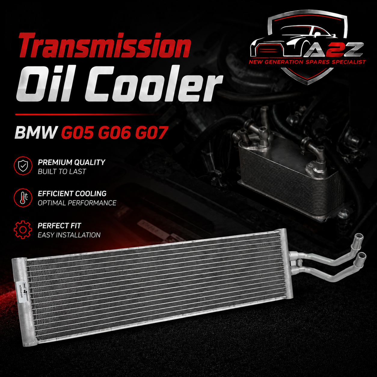 Transmission Oil Cooler 17218642748 Compatible With BMW G05 G06 G07