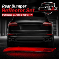 Rear Bumper Reflector Compatible With  PORSCHE CAYENNE 92A Rear Bumper Reflector Left 95863110510 & Right 95863110610 Tag-RB-159
