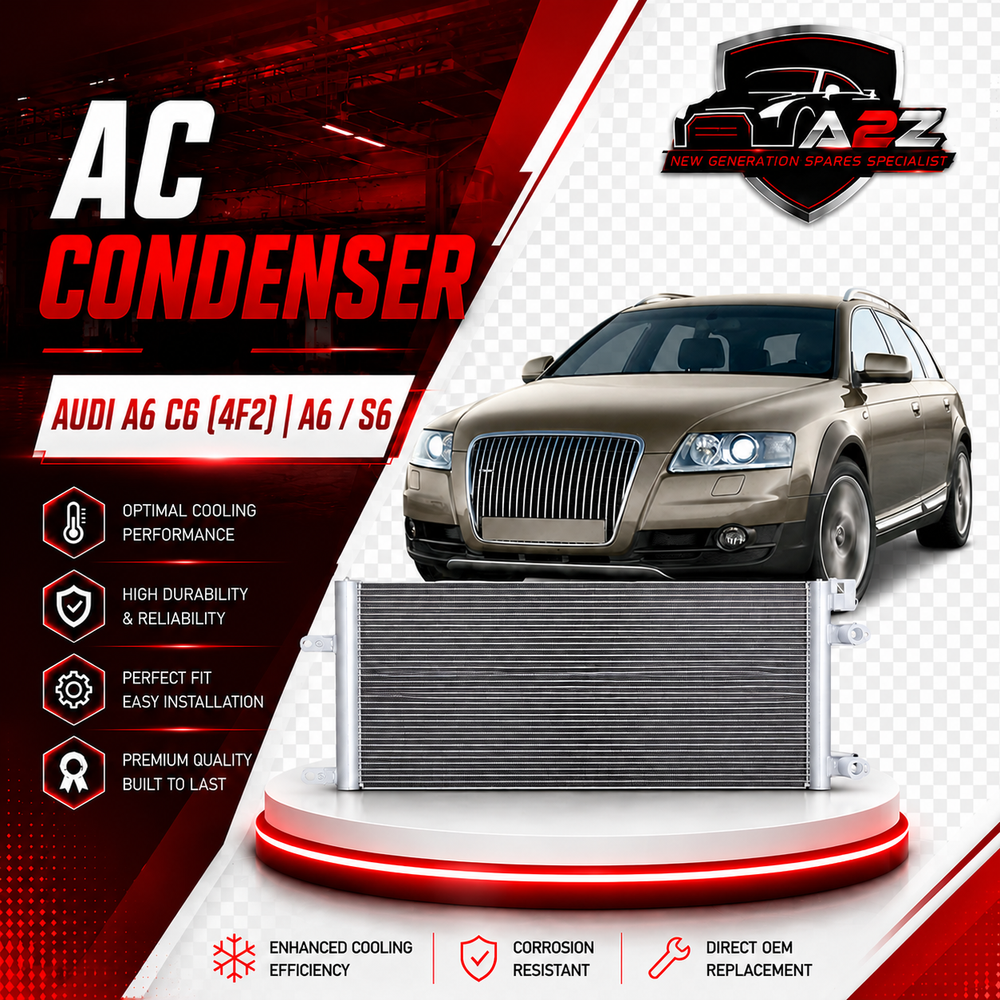 AC Condenser 4F0260403Q  Compatible with AUDI A6 C6 (4F2) | A6 / S6 Tag No.203