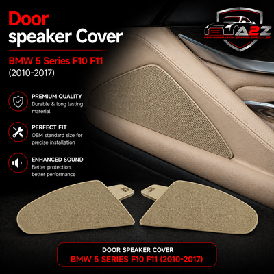 Rear Right Door Speaker Cover Beige 51427318824 Compatible With BMW 5 Series F10 F11