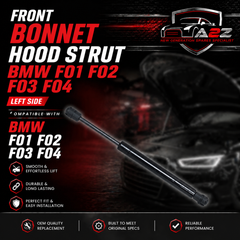 Front Bonnet Hood Strut Set 51237183741 51237289753 Compatible With BMW 7 Series (F01, F02, F03, F04)