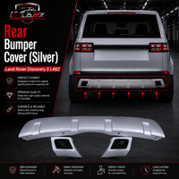 Rear Bumper Cover (Silver) Compatible With Land Rover Discovery 5 L462