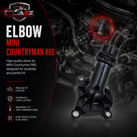 Elbow (Thermostat) 11518512445 Compatible With MINI COUNTRYMAN R60 Tag-E-91