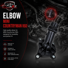 Elbow (Thermostat) 11518512445 Compatible With MINI COUNTRYMAN R60 Tag-E-91