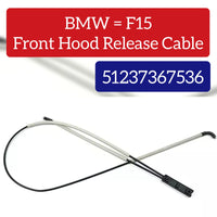 Hood Bonnet Release Cable 51237367536 Compatible With BMW For X5, For X6 F15