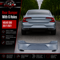 Rear Bumper With 6 Holes 40005356 Compatible With VOLVO S90 2017-2021 Tag-406B