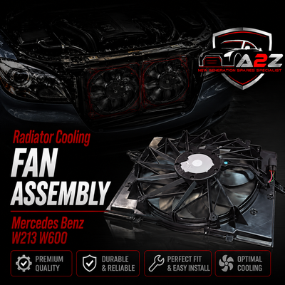 Radiator Cooling Fan Assembly 0999065601 Compatible With Mercedes Benz W213 W600