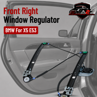 Front Right Window Regulator 51338254912 Compatible With BMW For X5 E53
