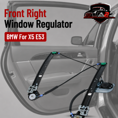 Front Right Window Regulator 51338254912 Compatible With BMW For X5 E53