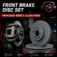 Front Brake Disc Set A0004212612 Compatible With MERCEDES-BENZ C-CLASS W205