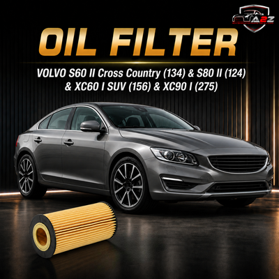 Oil Filter E27HD84 & 8692305 & OX370D 6M5G-6744-AA 6G9N-6744-BA 1371199 1421704 Compatible With VOLVO S60 II Cross Country (134) & S80 II (124) & XC60 I SUV (156) & XC90 I (275)Tag : 59