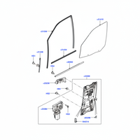 Front Right Power Window Regulator With Motor LR006358 LR060134 Compatible With LAND ROVER FREELANDER 2 (L359) | LR2