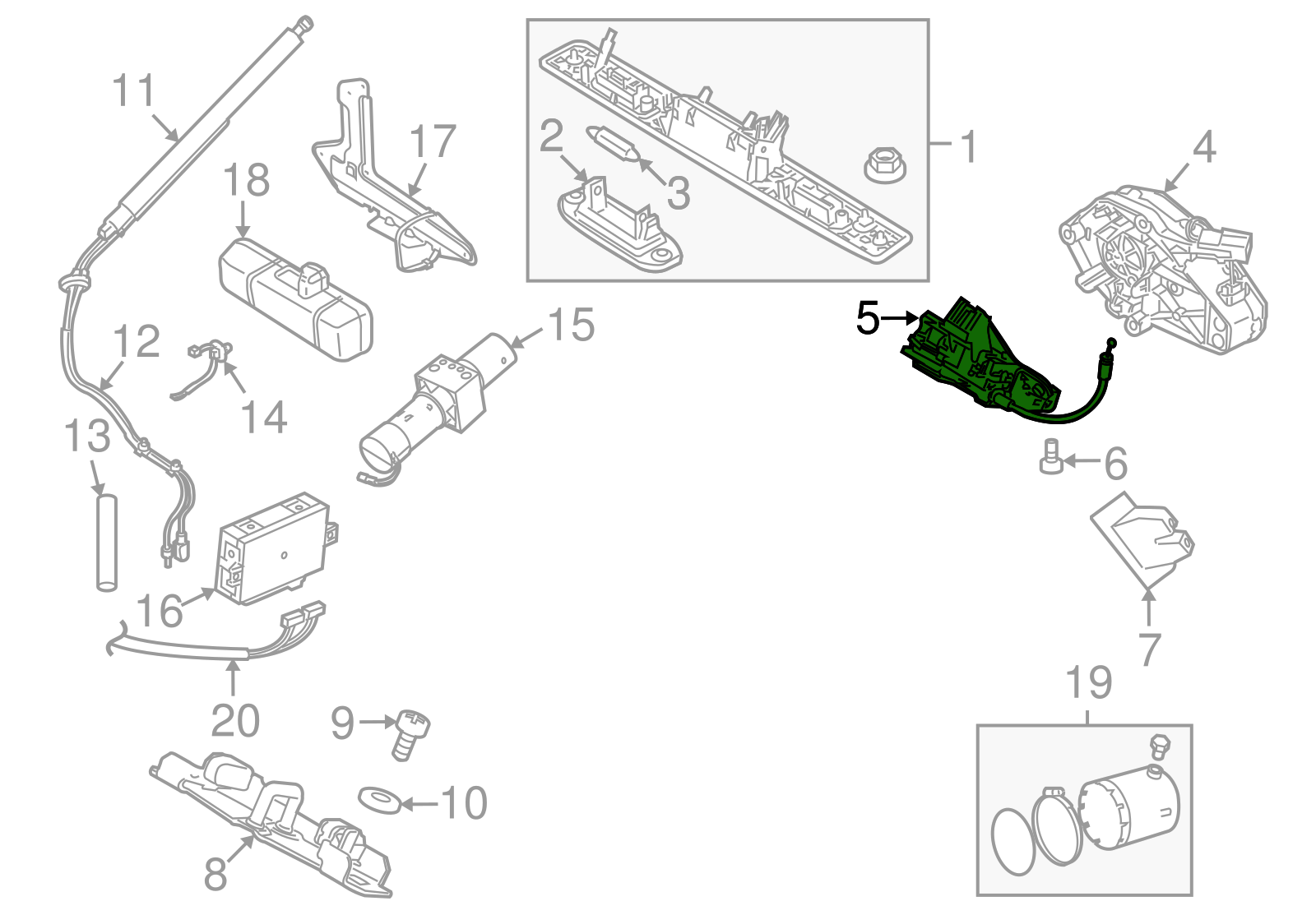 Front Door Latch 31440492  Compatible With VOLVO XC60 I SUV (156)