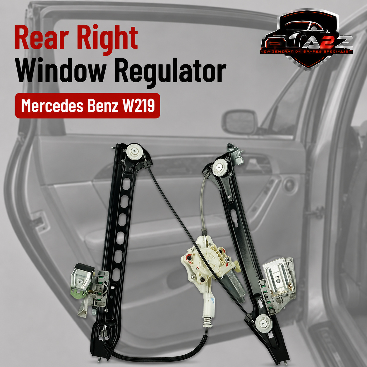 Rear Right Window Regulator 2197300846 Compatible With Mercedes Benz W219
