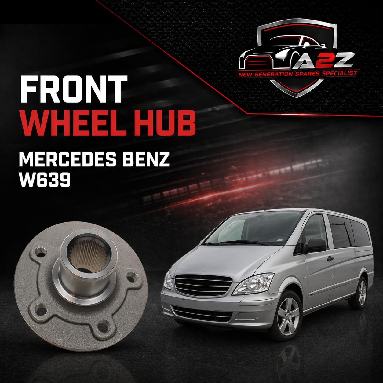Front Wheel Hub 6393560601 Compatible With Mercedes Benz W639
