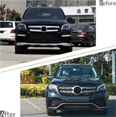 A To Z Compatible With Mercedes Benz GI W166 (2012-2016) Upgrade Facelift Convert To Gls W166 Amg Body Kit Bumper Headlight Taillight Trunk Skirts 1:1 CC-8540 (Shipping Cost Not Included In Price)