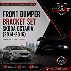 Front Bumper Bracket Set Left 5E0807049 & Right 5E0807050 Compatible With Skoda Octavia (2014-2016) Tag No.366