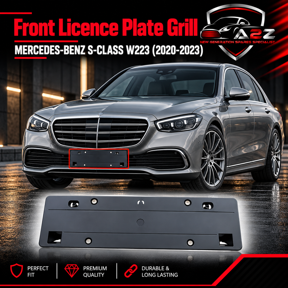 Front Licence Plate Grill 2238805402 Compatible With Mercedes-Benz S-CLASS W223 (2020-2023) Tag No.125